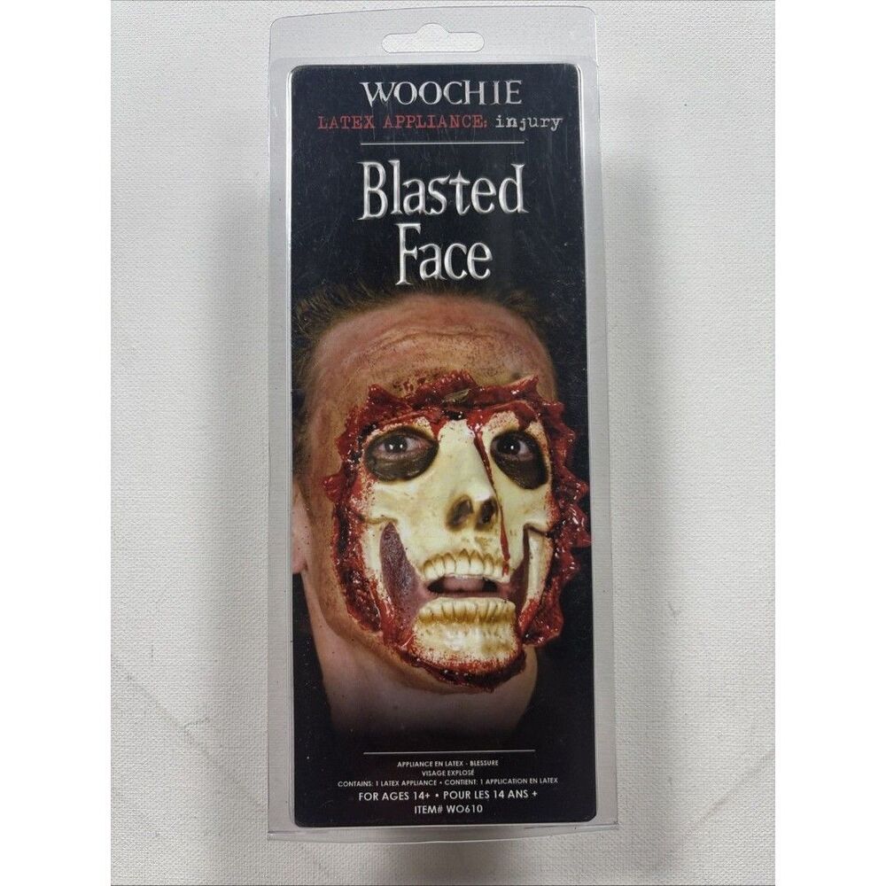 Woochie by Cinema Secrets Blasted Face Latex Appliance One Size